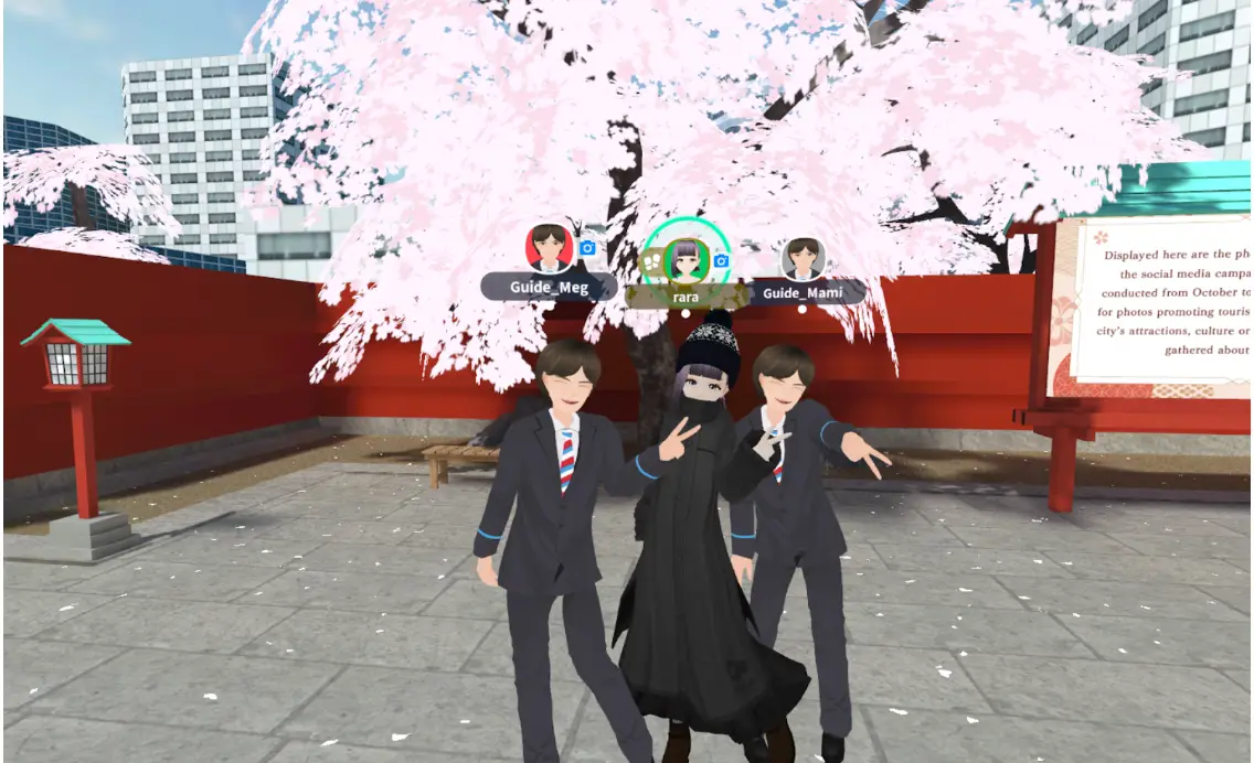 東京都が主催する東京・江戸の魅力を伝えるメタバース「Virtual Edo-Tokyo」を公開！アバターと化したのガイドスタッフがリアルタイムにメタバースをご案内